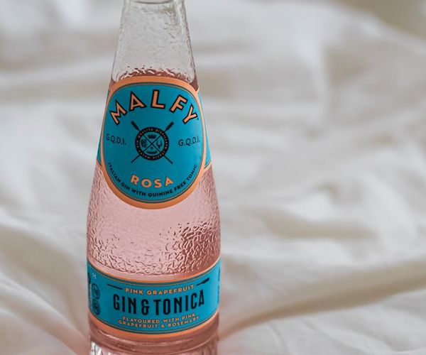 Atmospheric shot of a water bottle and soft light